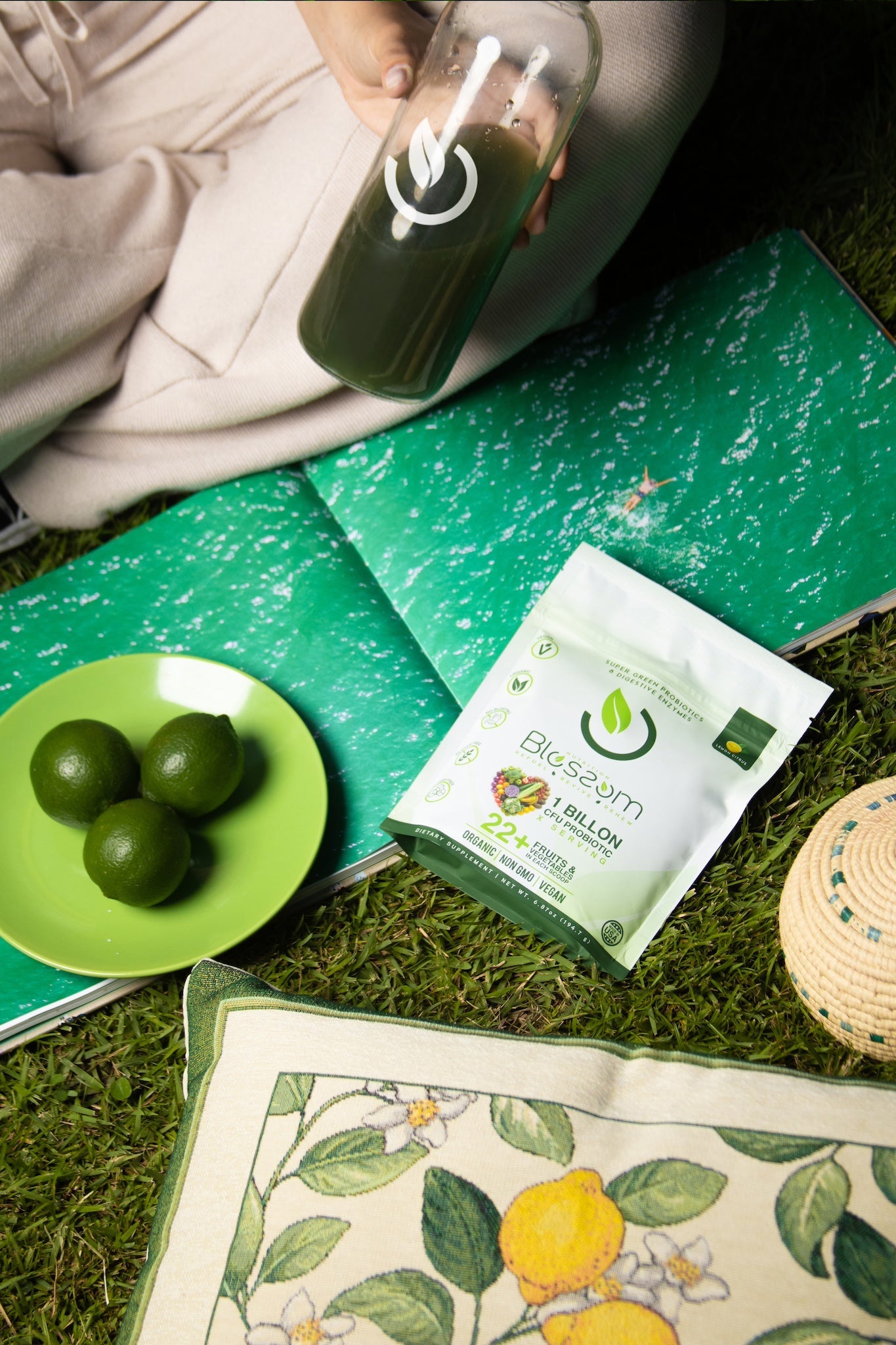 Blossom Super Greens: Organic Probiotic & Enzyme Blend for Digestive Health - Blossom Super Greens