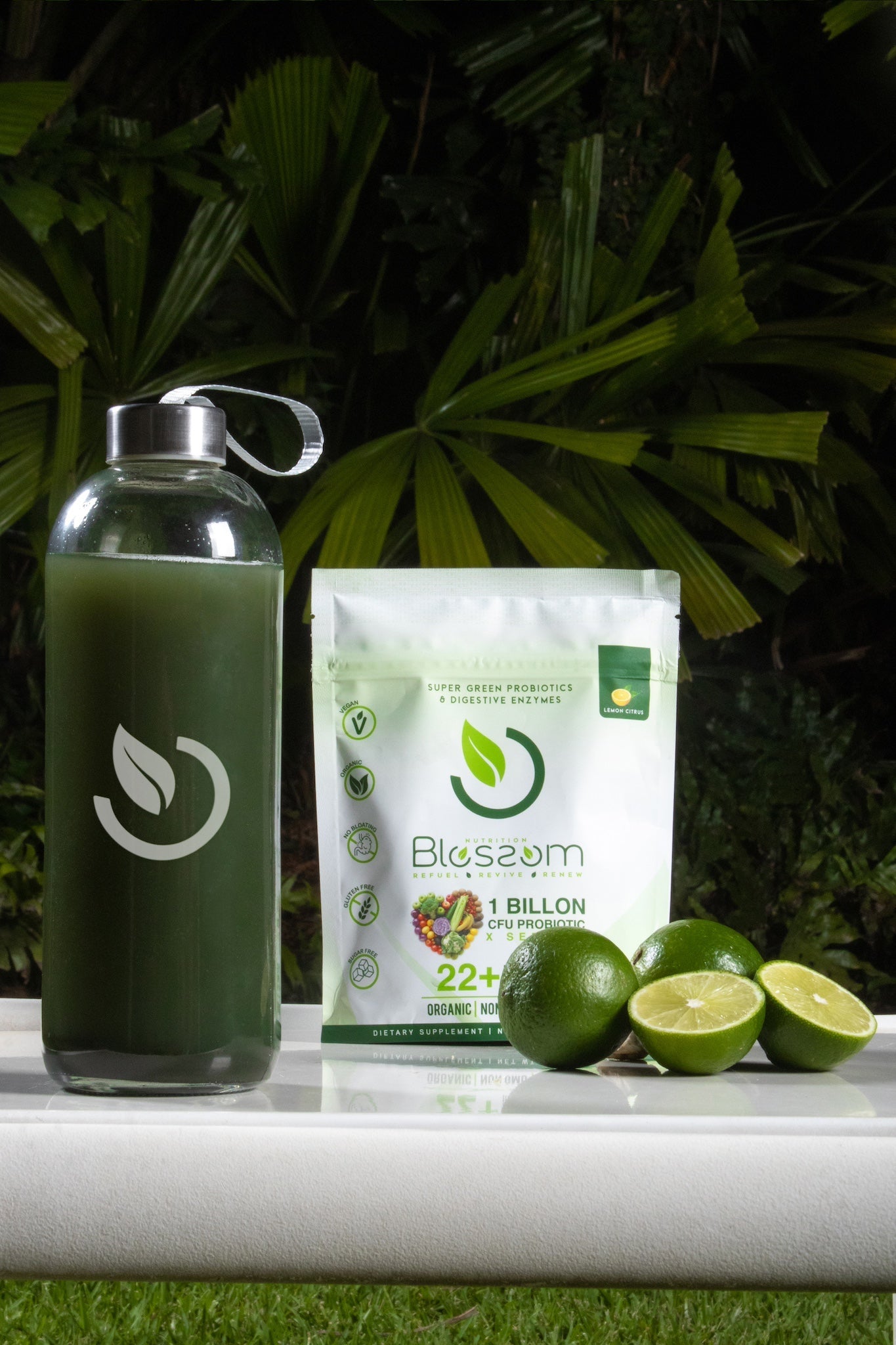 Blossom Super Greens: Organic Probiotic & Enzyme Blend for Digestive Health - Blossom Super Greens
