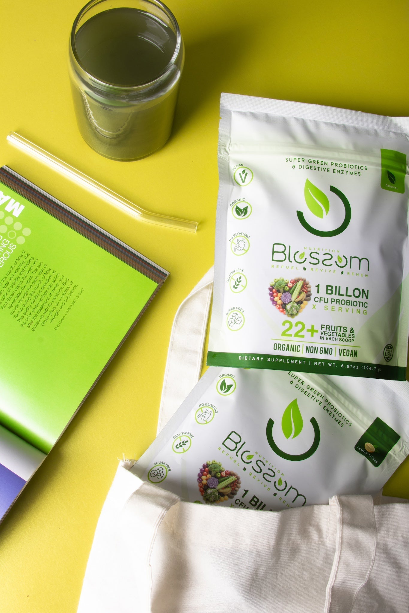 Blossom Super Greens: Organic Probiotic & Enzyme Blend for Digestive Health - Blossom Super Greens